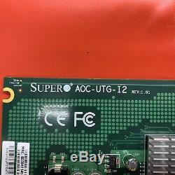 Supermicro Aoc-utg-i2 Dual-port Uio Pcie-x8 10gb Ethernet Lan Adapter Card