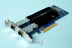 Synology E10G21-F2 Dual Port 10G SFP+ PCIe 3.0 Ethernet Adapter Lightly Used