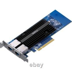 Synology E10G30-T2 Dual-Port 10GbE 10GBASE-T PCIe 3.0 Network Interface Card