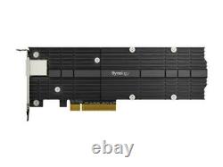 Synology M. 2 SSD & 10GbE Combo Adapter Card for Performance Acceleration