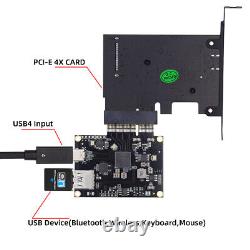 Type-C USB4 40Gbps to PCI-E SSD 4x Graphics Card USB4.0 40Gbps JHL7440 Chipset