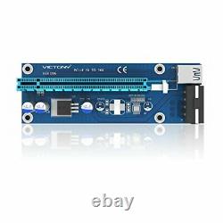 USB 3.0 PCI-E Express 1x To 16x Extender Riser Card Lot Adapter Power 24pin ATX