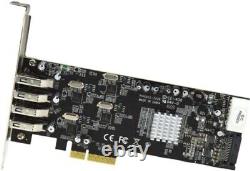 USB 3.0 PCIe Adapter Card 4 Ports with UASP Support for Enhanced Performance