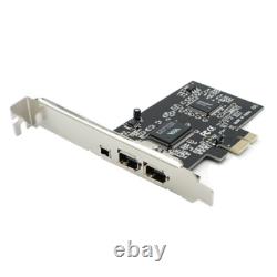 US PCIE PCI E Firewire 400 1394 Card Work Windows 7 32 / 64 Bit For Controller