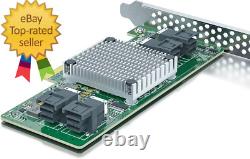 U. 2 Nvme SSD Pcie Switch Adapter, PEX8733 Controller, Pcie 3.0 X8 to 4Xsff-8643