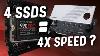Ultimate Ssd Speed Combining Four Ssds Into A Supersonic Storage Drive