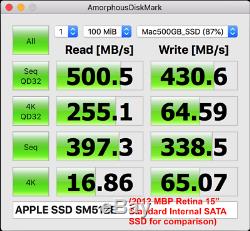Upgrade Macbook/Pro/Air 2013-17 PCIe SSD card. Mac formatted Bootable SSD