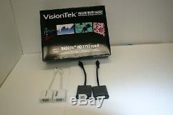 VISIONTEC MULTI- MONITOR 4-DISPLAYS PCIe CARD WithADAPTER CABLES (VGA/DVI)