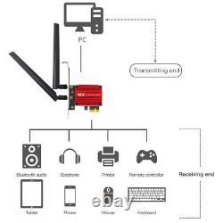 WiFi 6 AX1800Mbps PCIE WiFi Adapter 802.11ax Dual Band Bluetooth 5.2 WiFi 6 Card