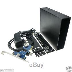 X1 PCIe to Dual PCIe x16 2 Slots Adapter Card PCI-Express Riser