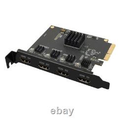 XT-XINTE 4CH HDMI-compatible PCIE Video Capture Card Live Broadcast Adapter