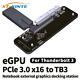 Xt-xinte R43sg-tb3 Pcie X16 To Tb3 Extension Cable Egpu Adapter Graphics Card