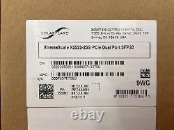 Xilinx Solarflare XtremeScale Dual Port 25 Gigabit SFP28 PCI-E3.1x8 EthernetCard