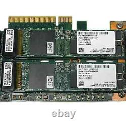 2x 240Go M.2 Huawei BC1M02MSMA 6Gbps SATA SSD Carte Contrôleur Adaptateur PCie
