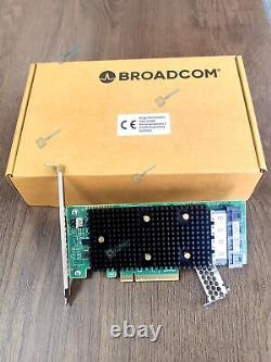 9400-16i Broadcom Lsi Sata/sas Hba Nvme 16 Adaptateur De Port 12g Controller Raid Card