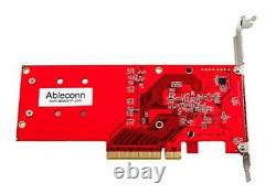 Ableconn Pexm2-130 Dual Pcie Nvme M. 2 Ssds Carrier Adapter Card-pci Express 3.0