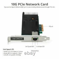 Adaptateur De Carte Complémentaire Pci Express Pour Réseau Ethernet 10g Monoport Siig
