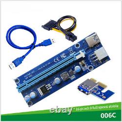 Adaptateur De Carte D’extension Pci-e Gpu 6pin Pci-e À Usb 3.0 Circuit Board