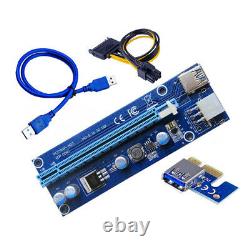 Adaptateur De Carte D’extension Pci-e Gpu 6pin Pci-e À Usb 3.0 Circuit Board