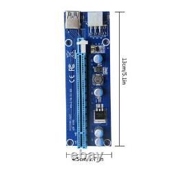 Adaptateur De Carte D’extension Pci-e Gpu 6pin Pci-e À Usb 3.0 Circuit Board