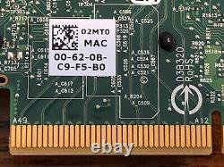Adaptateur Ethernet Dell Broadcom BCM57414 à double port SFP28 PCI Express 02MT0