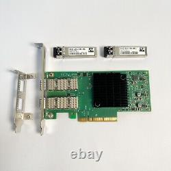Adaptateur Ethernet PCIe à 2 ports MCX4121A-ACAT Mellanox ConnectX-4 Lx 25GbE SFP28