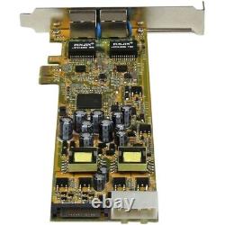 Adaptateur de carte réseau PCIe Gigabit Ethernet à double port StarTech