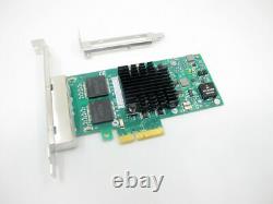 Adaptateur de serveur Gigabit à quatre ports RJ45 PCI-E Intel I350-T4V2 I350-T4 OEM US