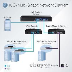 Adaptateur réseau PCIe 10 Gigabit TRENDnet, transforme un emplacement PCIe en Ethernet 10G.