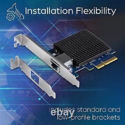 Adaptateur réseau PCIe 10 Gigabit TRENDnet, transforme un emplacement PCIe en Ethernet 10G.