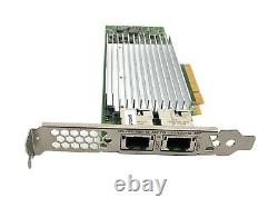 Adaptateur réseau PCIe Qlogic Marvell Dual Port 10G NIC RJ45 FastLinQ avec support haut