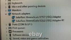 Adaptateur serveur Solarflare XtremeScale X2522-10G à double port 10GbE