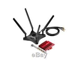 Asus Pce-ac88 Ac3100 Dual Band Pci Express Sans Fil Wifi Adaptateur Réseau Carte