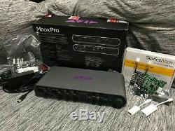 Avid Mbox 3 Pro Firewire Audio Interface Avec La Boîte, Carte Pcie, Adaptateur Mac, Pilotes