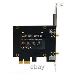 Ax210 Pcie Bureau Wifi Sans Fil 6e Adaptateur Pc Gaming Carte Réseau Bluetooth 5.2