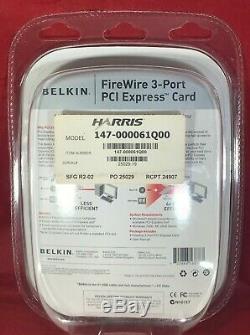 Belkin F5u504 Ver 1.0 Firewire 3port Firewire Adaptateur Pci Express Card
