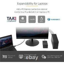 Boîtier d'expansion PCIe Thunderbolt 3 StarTech.com avec DisplayPort PCIe x16