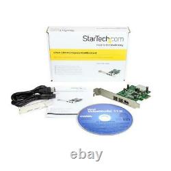 C'est Startech. Com Pex1394b3 3 Port 2b 1a 1394 Pci Express Firewire Card