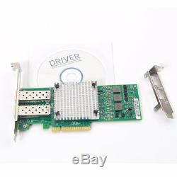 Carte Adaptateur De Serveur Ethernet Broadcom Bcm57810s Chipset 10 Go À Double Port Sfp + Pcie