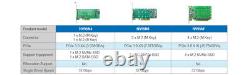 Carte D'adaptateur Ssd 4 Ports M. 2 (nvme), Pci Express X16, Pcie 3.0 (nv95nf)