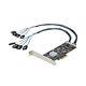 Carte Pcie Startech.com 8 Ports Sata Adaptateur D'expansion Sata Pci Express 6gbps