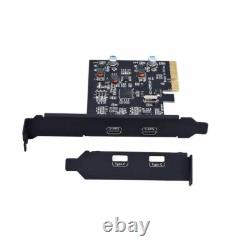 Carte PCIe Type-C x2 USB 3.1 Gen 2 10Gbps pour Mac Pro 5,1 4,1 USB-C