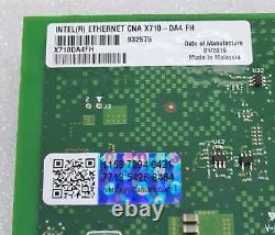 Carte Pcie Intel Cna X710-da4 Fh 4-port Ethernet Converged Network Adaptateur Sfp+