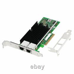 Carte Réseau Pci-e Nic Intel X540-t2 De 10 Go, Adaptateur Pci Express Ethernet Lan