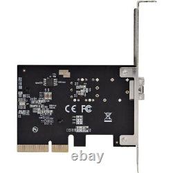 Carte StarTech.com 10G PCIe SFP+, Adaptateur réseau à port unique SFP+, SFP+ ouvert pour