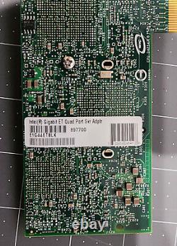 Carte adaptateur de réseau de serveur à quatre ports gigabit 1 Go RJ45 Intel E1G44ETBLK