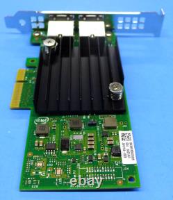 Carte adaptateur réseau Intel X550-T2 double port PCIe 10 Gbit/s Dell 4V7G2