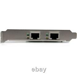 Carte adaptateur réseau de serveur PCI Express Gigabit à double port Startech.com PCIE