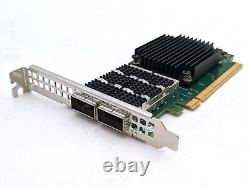 Carte d'adaptateur Mellanox NVIDIA ConnectX-6 à 2 ports 100GbE QSFP56 MCX623106AS-CDAT