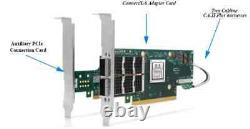 Carte d'adaptateur NVIDIA MCX654106A-ECAT ConnectX-6 VPI HDR100/EDR/100GbE